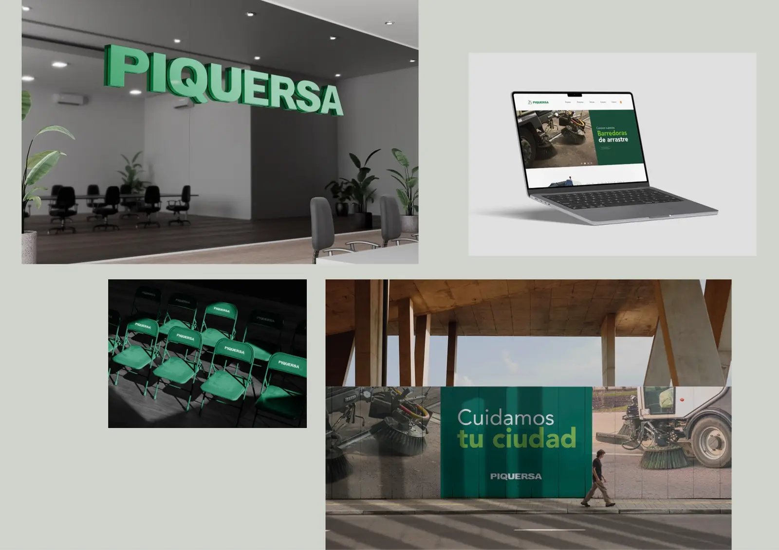 Piquersa: Aplicaciones de marca